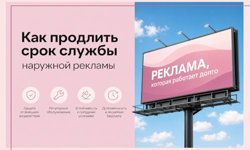 Как продлить срок службы наружной рекламы в Острогожске