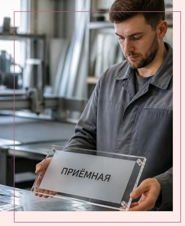 Таблички из оргстекла на заказ в Острогожске от 4068 р. | Аванза-Стг