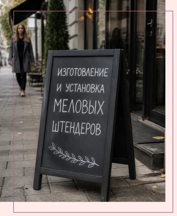 Меловые штендеры в Острогожске по цене от 6780 р. | Аванза-Стг